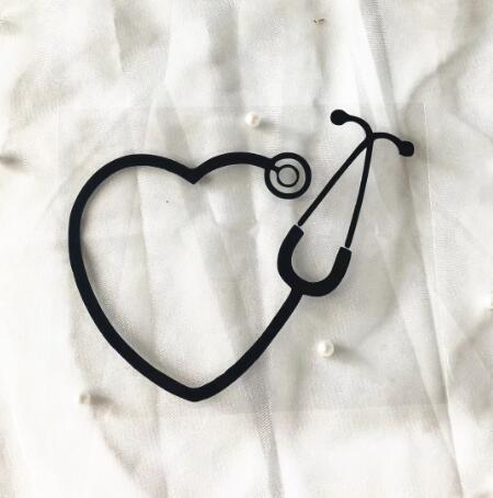 Health Services Logo - Heart made with stethescope