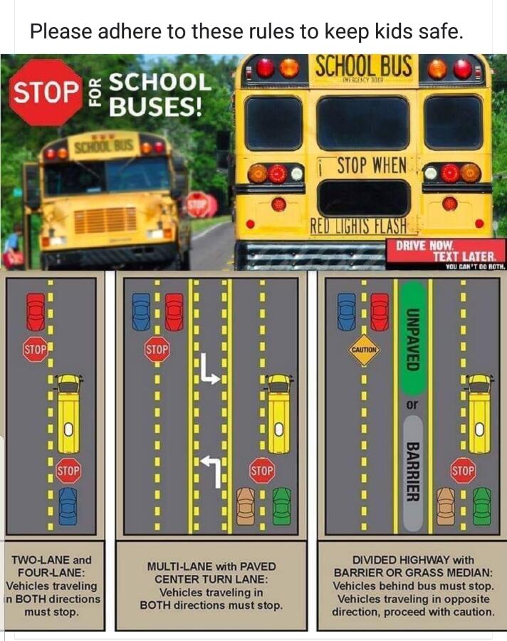 Rules for Bus Safety