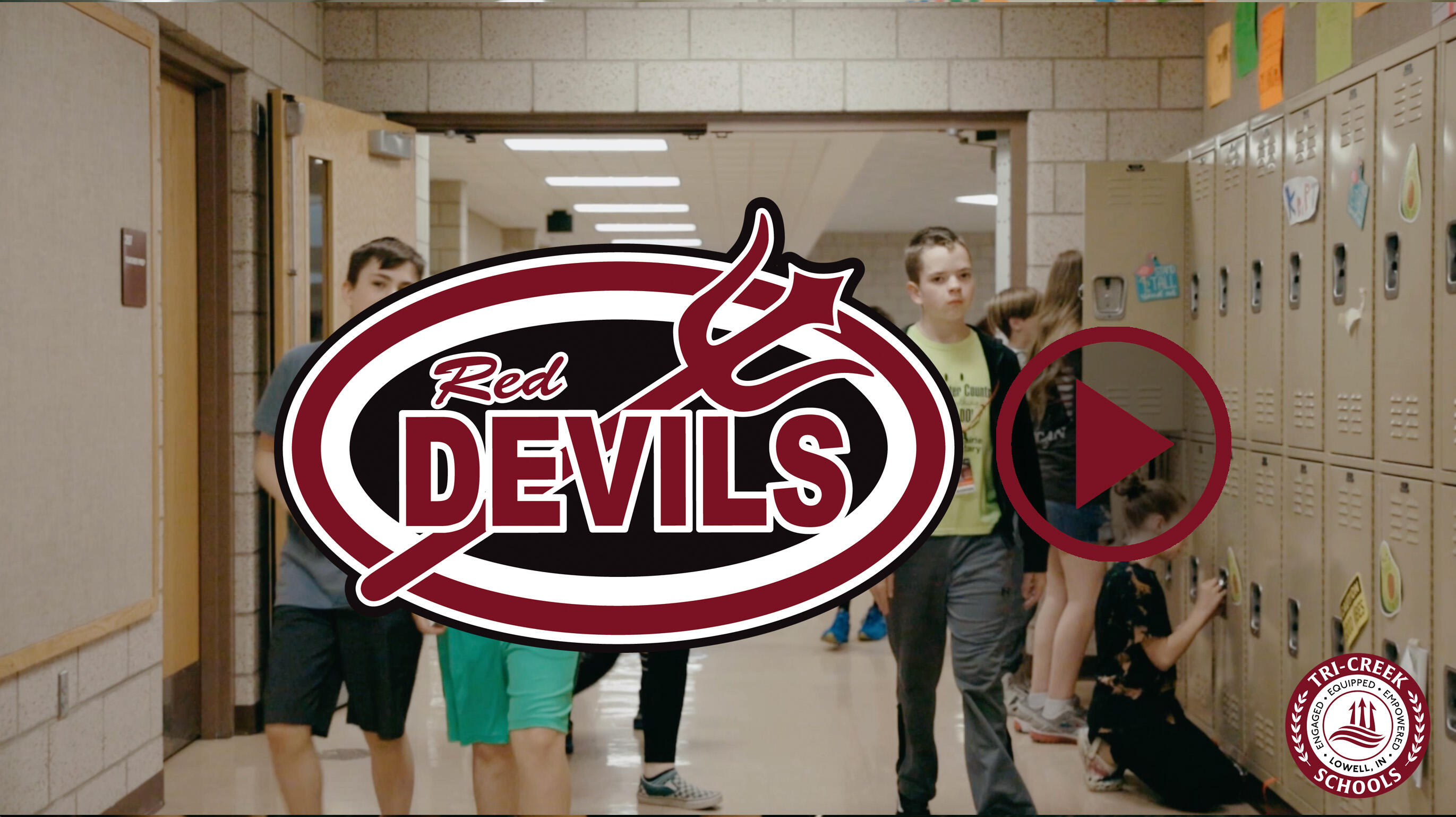 Lowell Middle School video header, click to view video